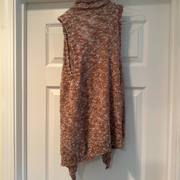 Anthropologie Cozy Open-Front Women’s Sweater Cardigan - Rust Brown - Picture 2 of 4